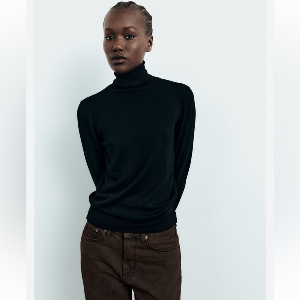 Zara turtlenecck black